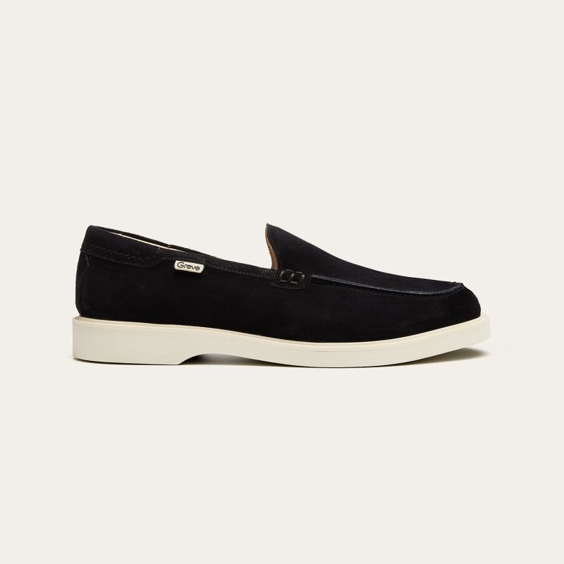 Greve Slip-on Vito Dark Blue suede 