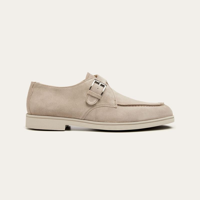 Greve Schnallenschuh Tufo Roccia suede