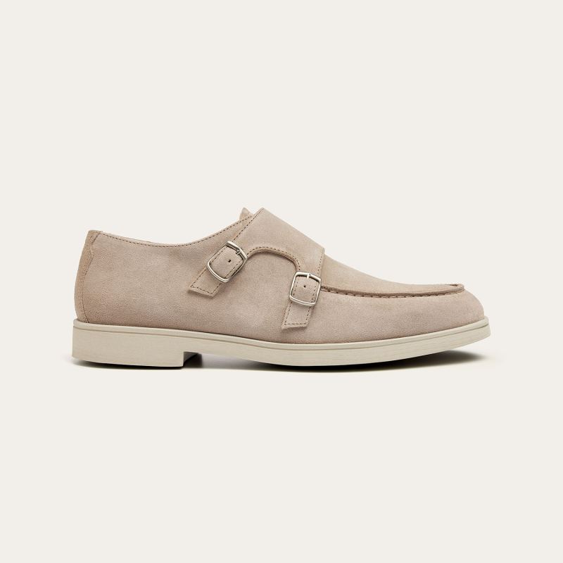 Greve Schnallenschuh Tufo Roccia suede 