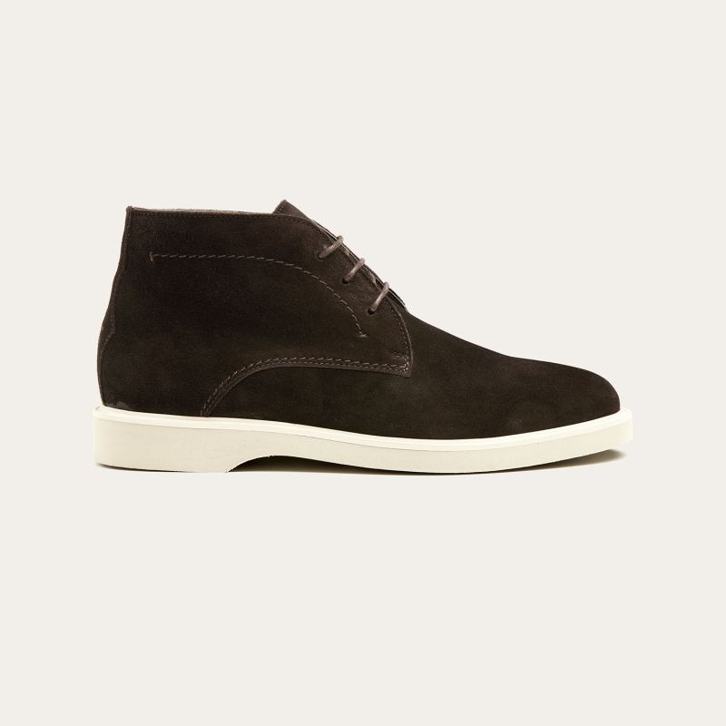 Greve Schnürstiefel Vito Moka Suede