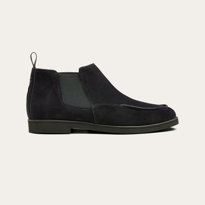 Greve Chelsea Tufo Dark Blue Suede