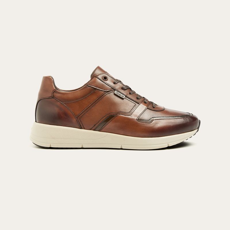 Greve Sneaker Walker Mogano Corsaro Calf 