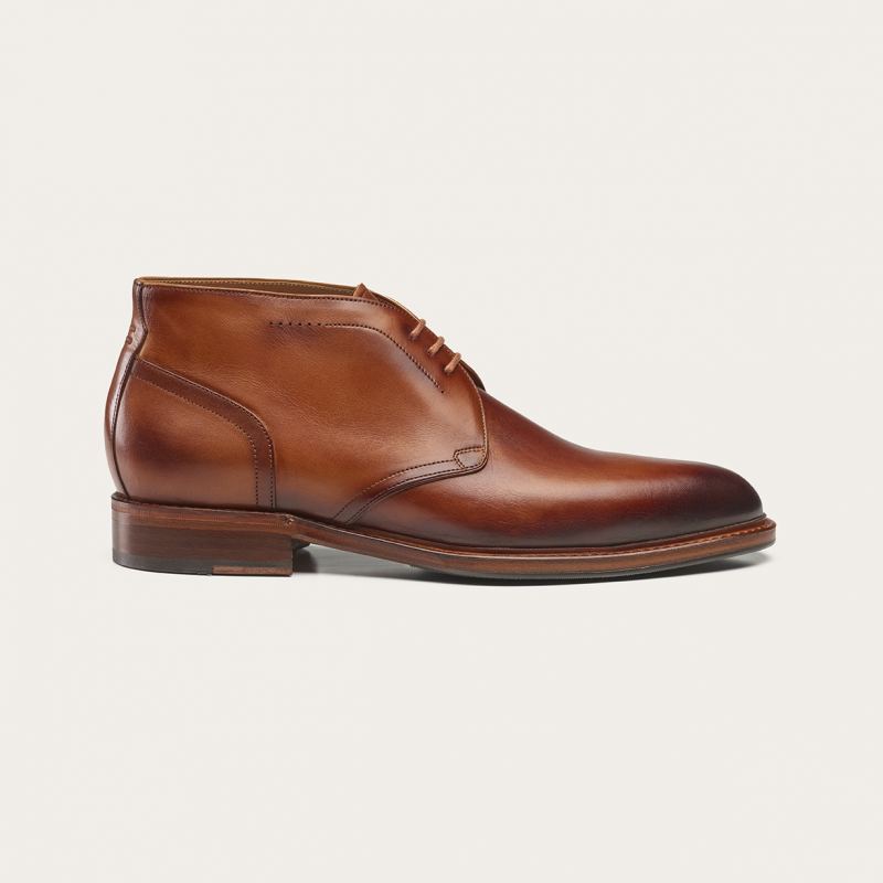 Greve Schnürstiefel Rotterdam K Cognac Patina