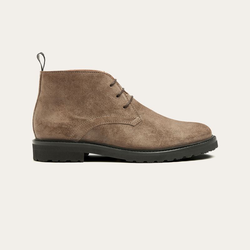 Greve Schnürstiefel Deventer Sesamo Suede Wax