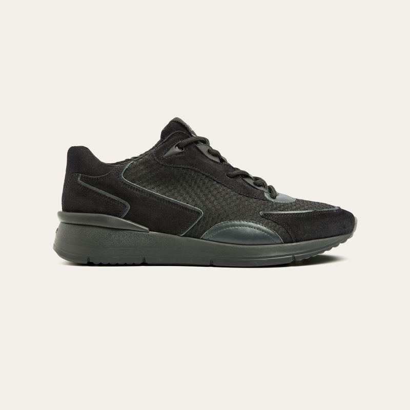 Greve Sneaker Walker Off Black Suede