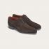 Greve Schnürschuh Ribolla Dark Brown Velvet 