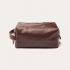 Greve Washbag (toilettas) bruin leder 
